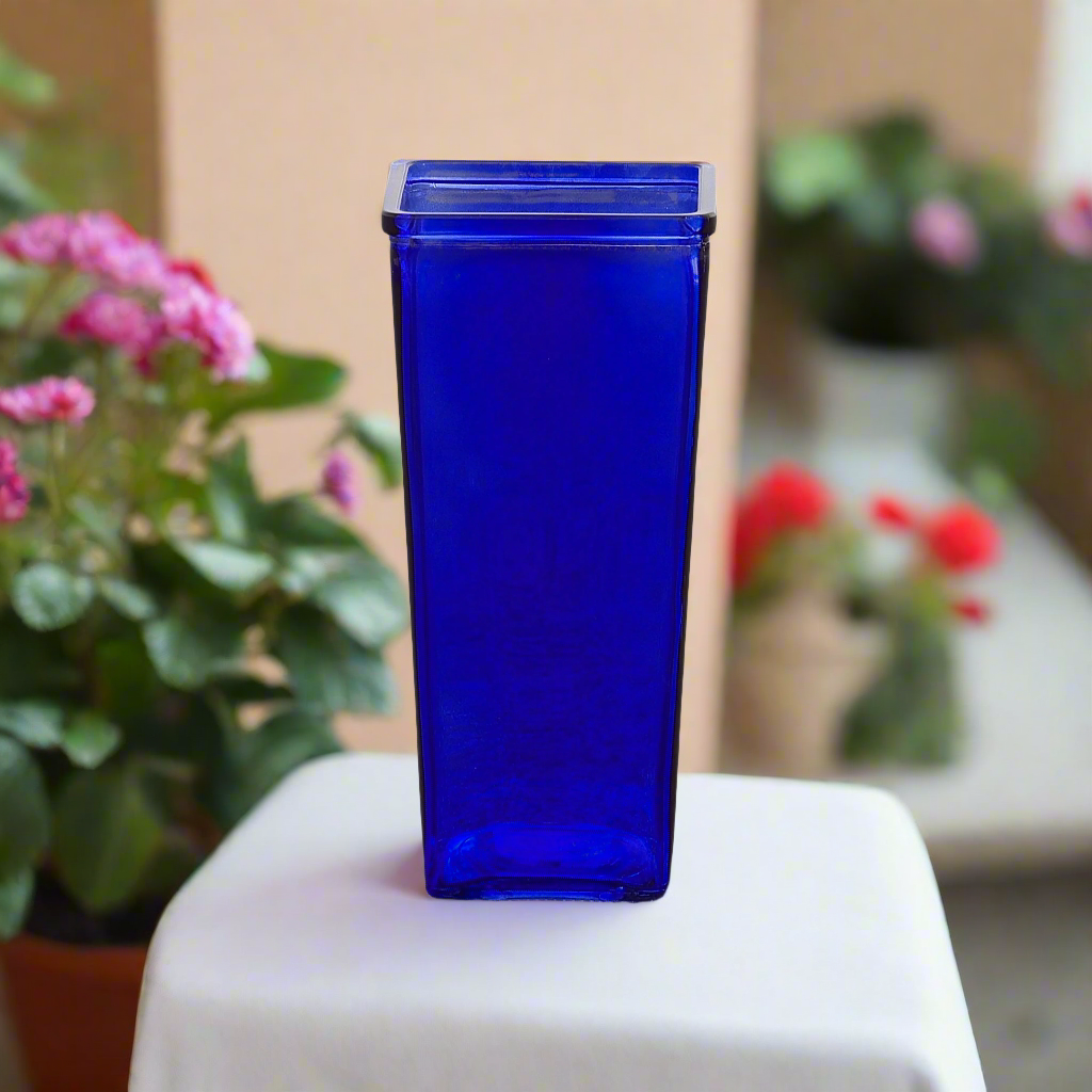 Billie Tapered Square Glass Vase