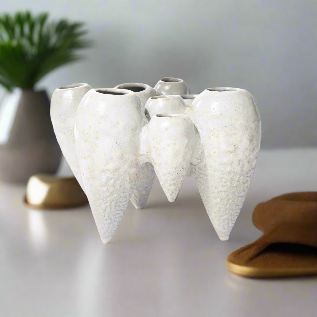 Miya Ceramic Cluster Vase