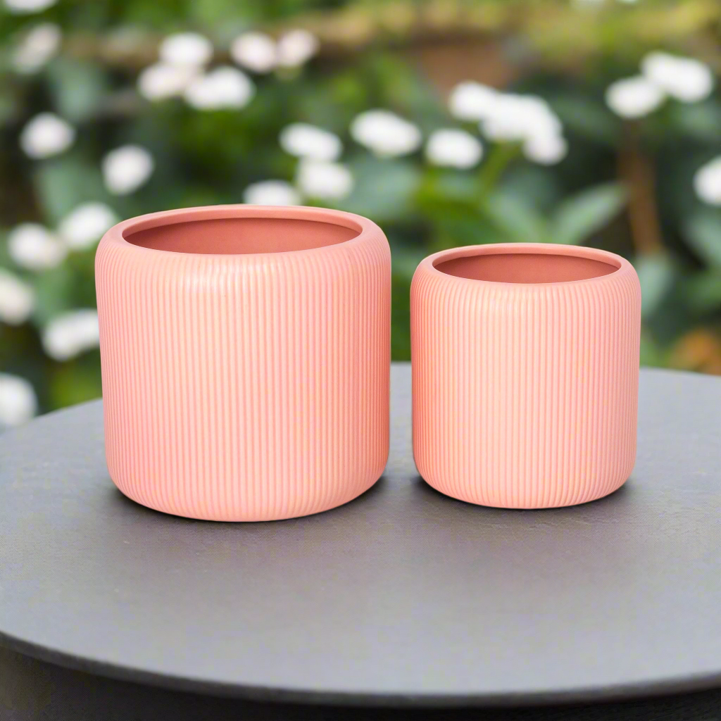 Ceyvon Matte Ceramic Planter Set (Set of 2)