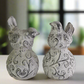 Jorlan Pedestal Bird Figurines (Set of 2)