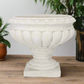 Niomie Cement Low Classic Urn Vase with Tapered Bottom