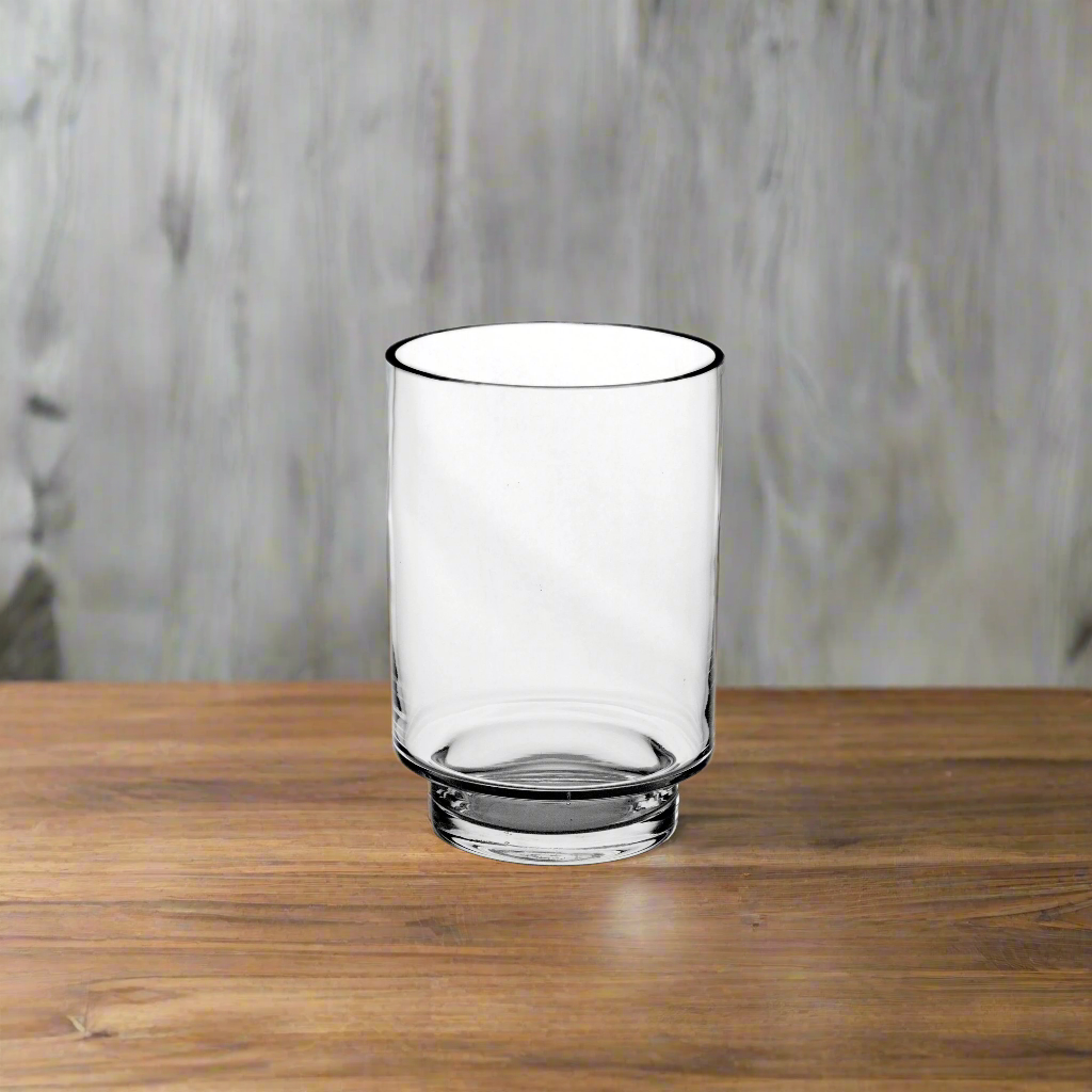 Kolin Footed Cylinder Glass Vase