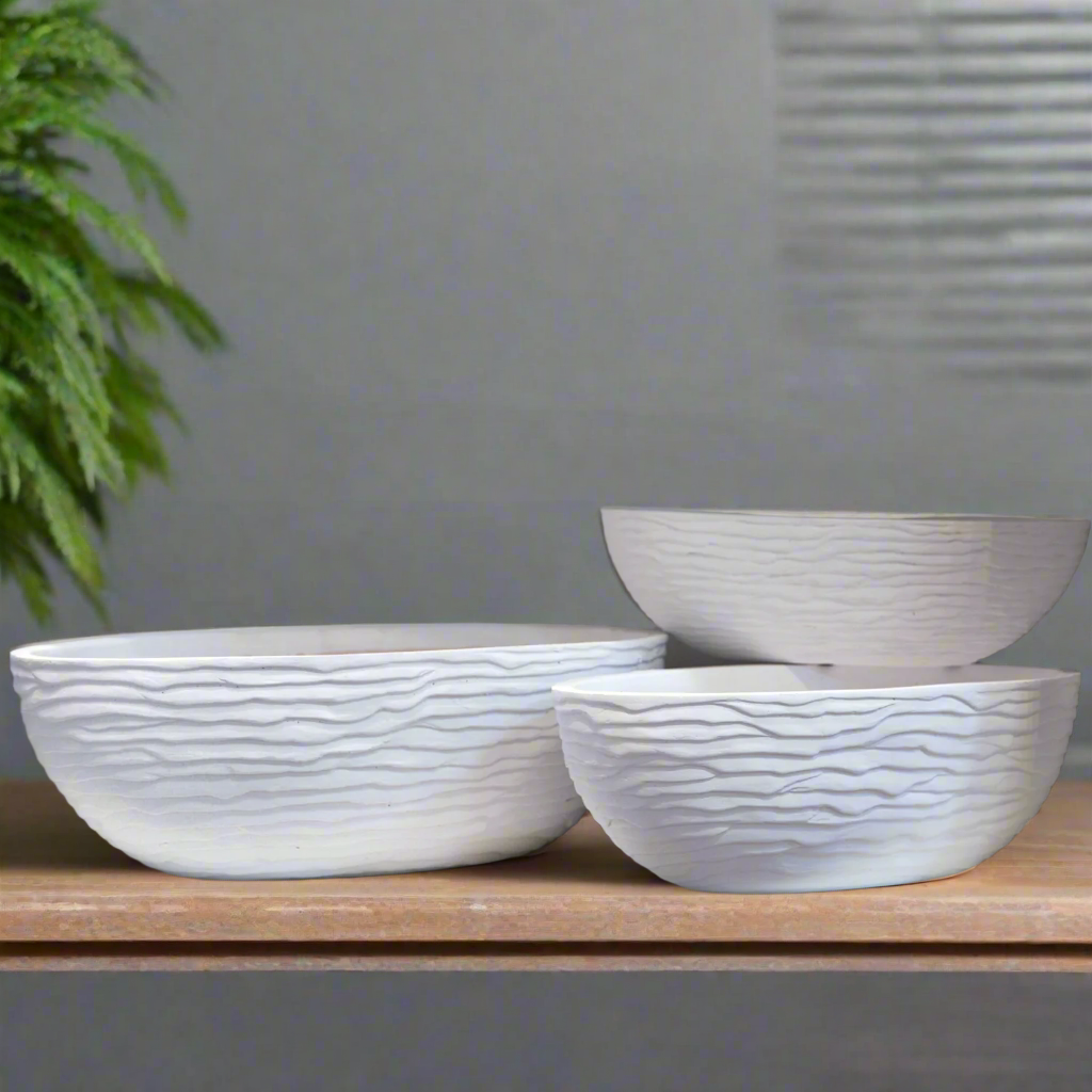 Gladys Boat Shape Planter Set (Set of 3)