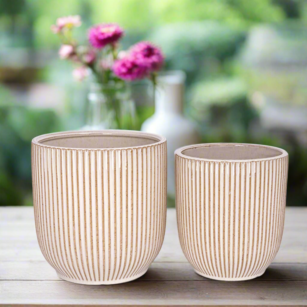Sloane Ceramic Planter Set (Set of 2)