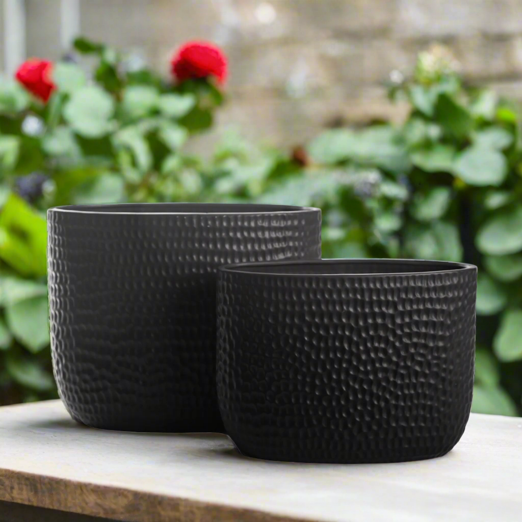 Ceryn Symmetry Oval Planter Set (Set of 2)