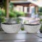 Belloro Geometric Oval Ceramic Planter Set (Set of 2)