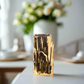 Sabine Ceramic Round Embossed Abstract Vase