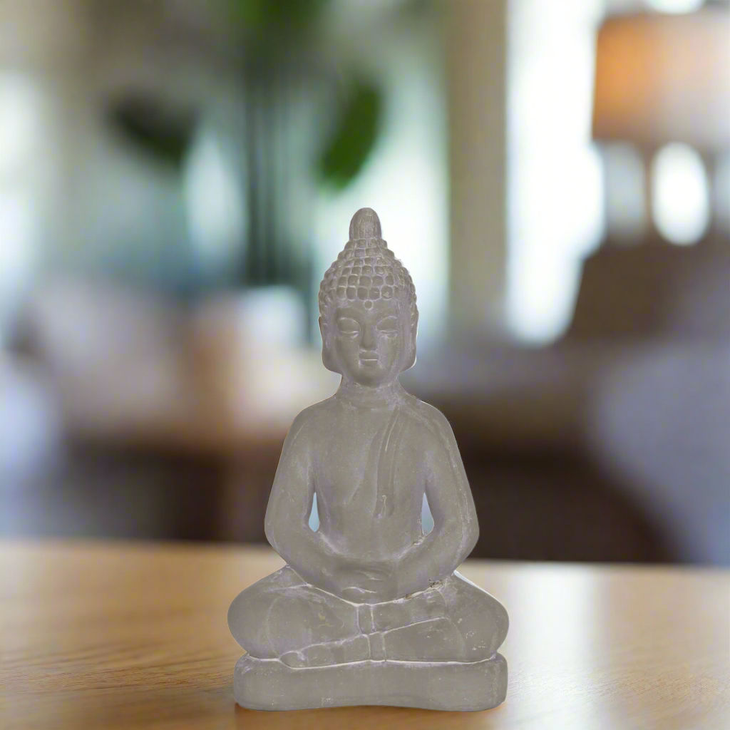 Saphira Terracotta Meditating Buddha Figurine