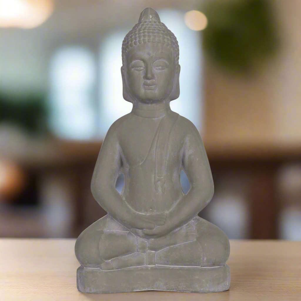Saphira Terracotta Meditating Buddha Figurine