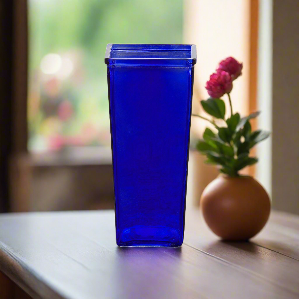 Billie Tapered Square Glass Vase