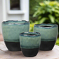 Harvella Irregular Rim Ceramic Planter Set (Set of 3)
