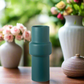 Mabel Ceramic Embossed Pipe Vase
