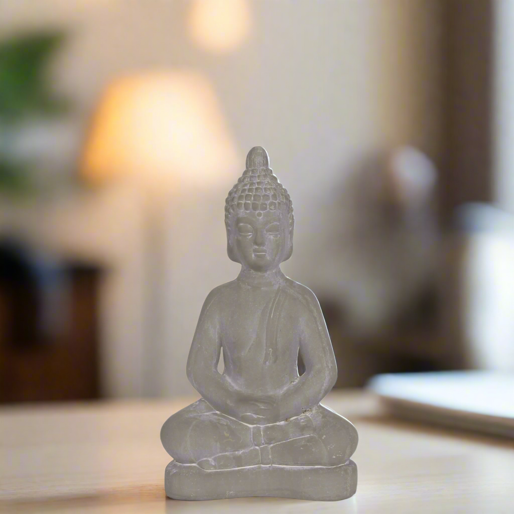 Saphira Terracotta Meditating Buddha Figurine
