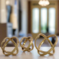 Noss Metal Round Abstract Sculpture (Set of 3)