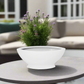 Bianca Polystone Boat Planter