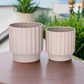 Quessara Ceramic Planter with Stand Set (Set of 2)
