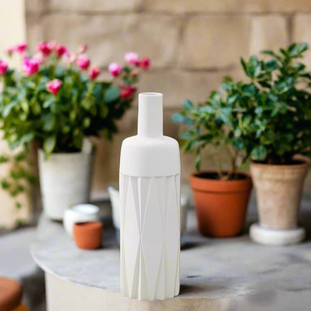 Marigold Ceramic Bottle Vase