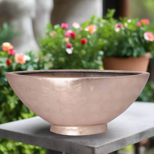 Bianca Polystone Boat Planter