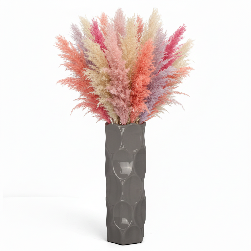 Jaselle Dimpled Ceramic Vase