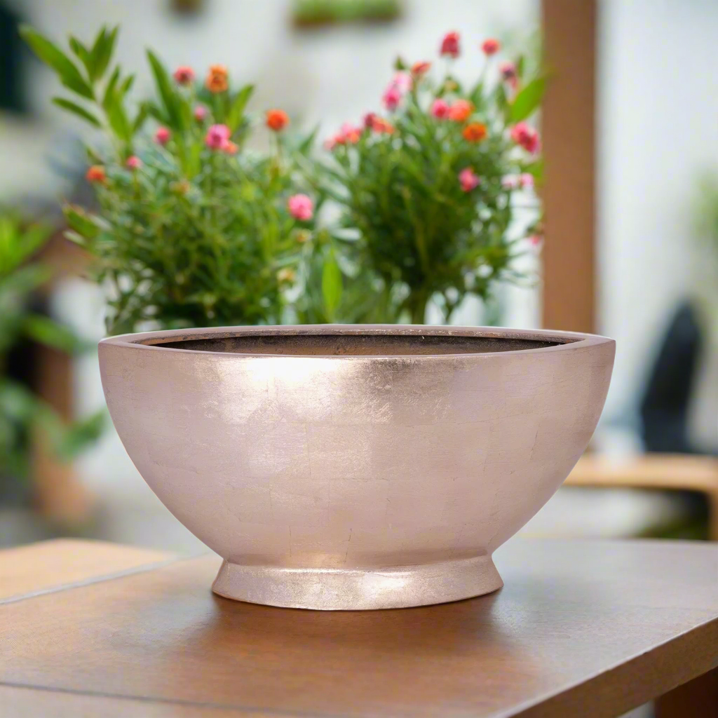 Bianca Polystone Boat Planter