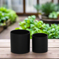 Ollie Ceramic Plain Round Pot (Set of 2)