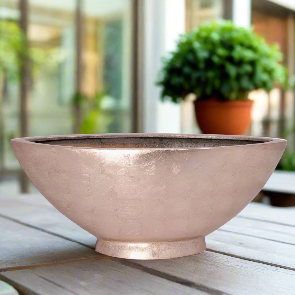 Bianca Polystone Boat Planter