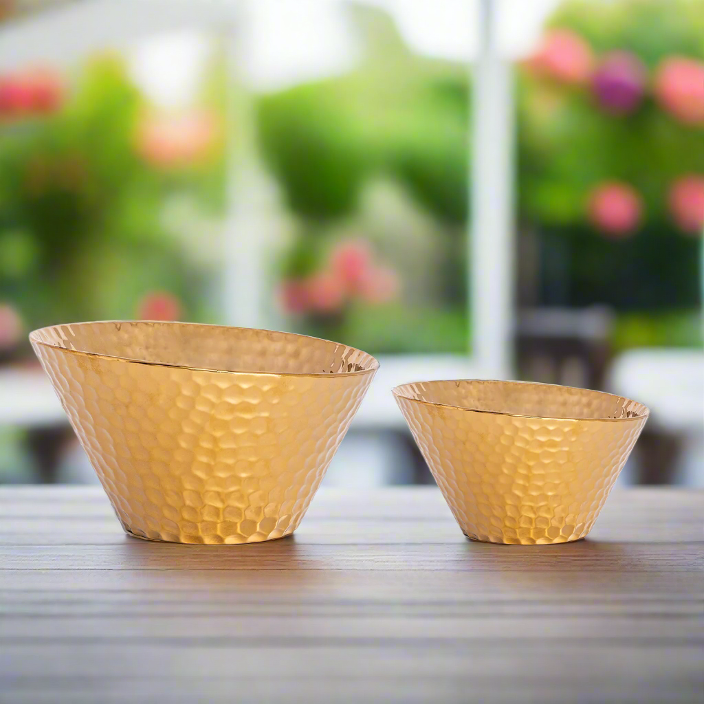 Ileen Polished Ceramic Trumpet Vase Set (Set of 2)