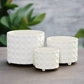 Caelum Ceramic Planter Set (Set of 3)
