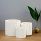 Olenna Textured Ceramic Pot Set (Set of 3)