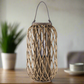 Farlowe Braided Design Bamboo Lantern
