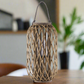 Farlowe Braided Design Bamboo Lantern