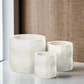 Nelly Diamond Pattern Ceramic Pot (Set of 3)