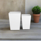 Penelope Ceramic Square Planter Set (Set of 2)