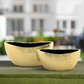 Quivelle Geometric Oval Planter Set (Set of 2)