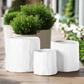 Darya Ceramic Round Planter Set (Set of 3)