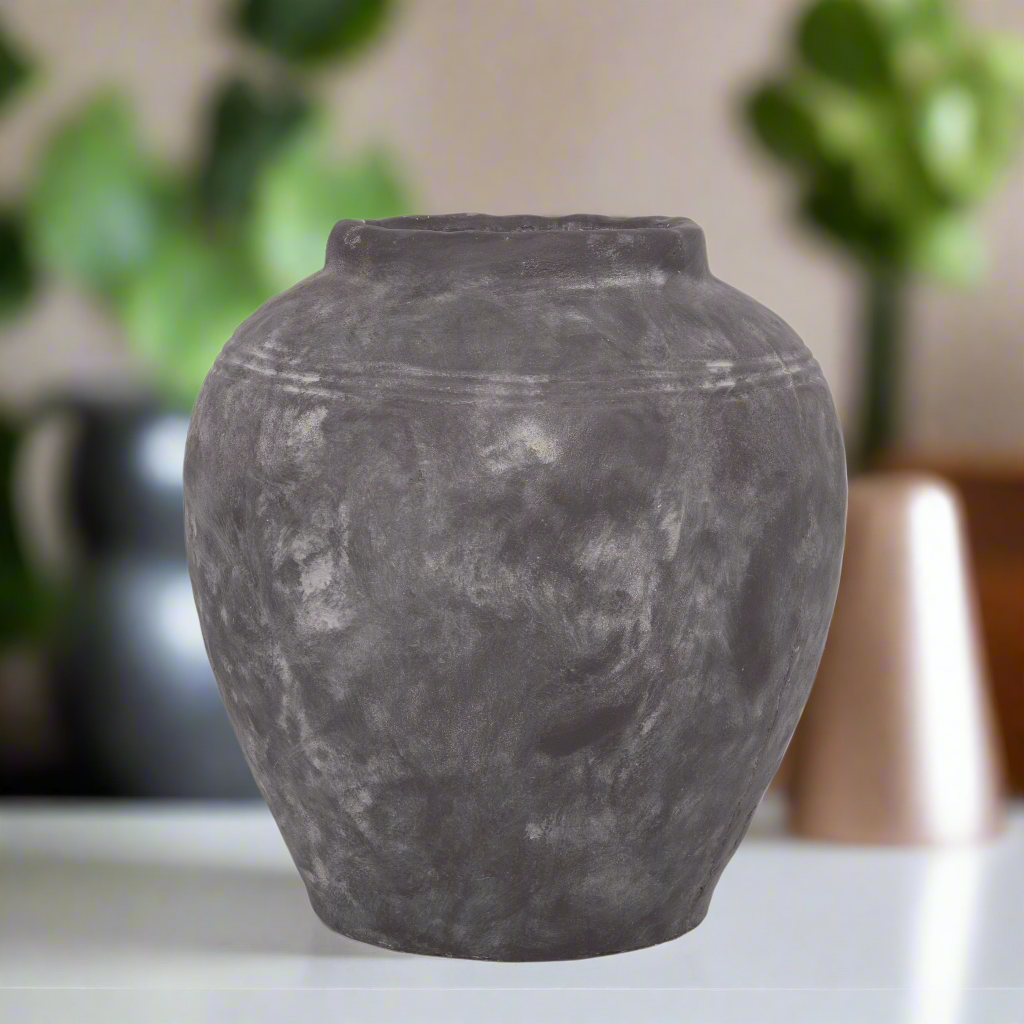 Nhyinnah Cement Pot Grey