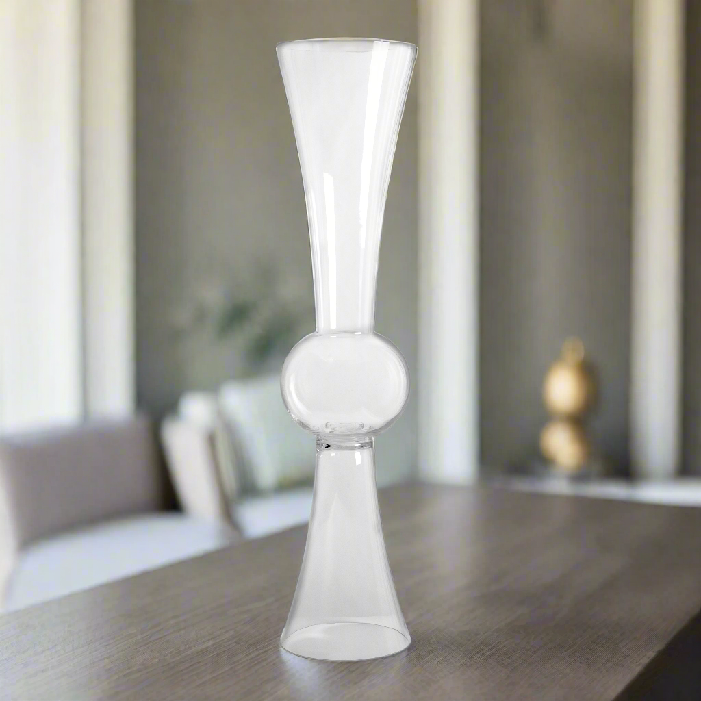 Hadriel Double Trumpet Glass Vase