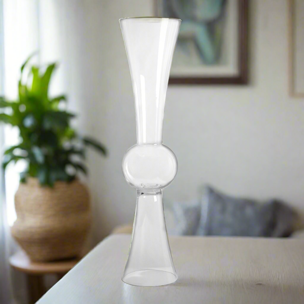 Hadriel Double Trumpet Glass Vase