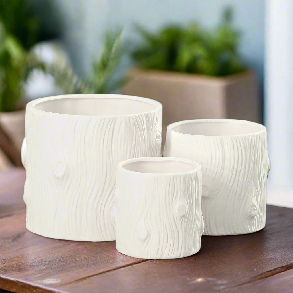 Danica Ceramic Round Planter Set (Set of 3)