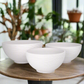 Havira White Fiberclay Planter Set (Set of 3)