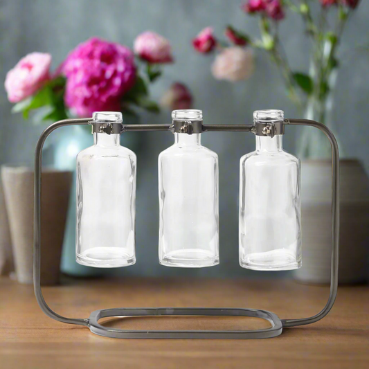 Edith Metal Clustered Hanging Bud Vase