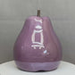Ceramic Pear Figurine SM Pearlescent Finish