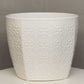 Ceramic Pot Gloss Finish White-5.25"H -76